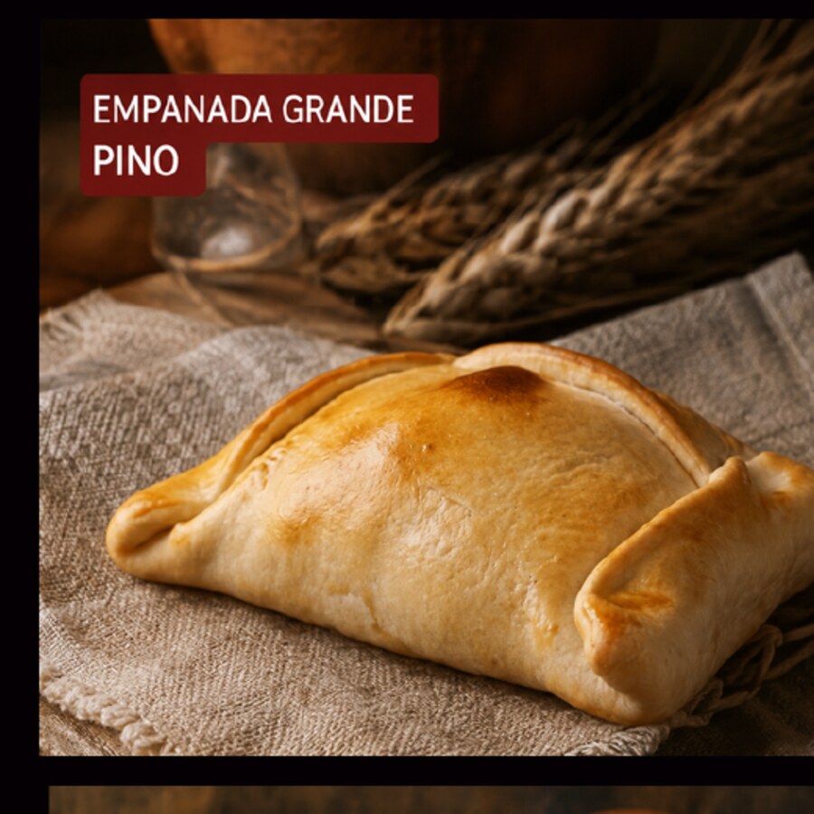 Empanada grande de pino